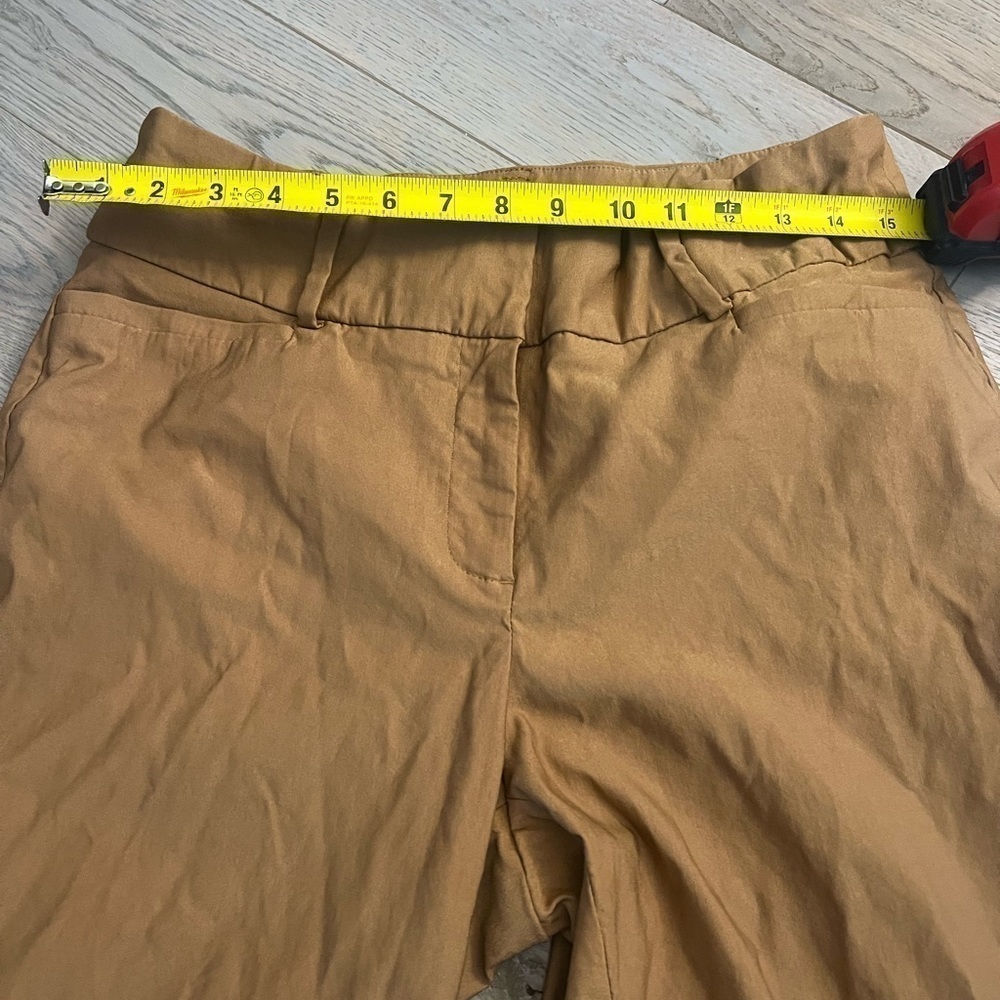KHAKI Cropped Lane Bryant Trouser, Size 14, Super Soft & Stretchy - Picture 2 of 3